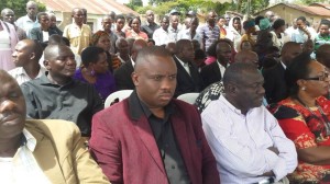 Besigye at Burial