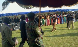 Kabaka arrives