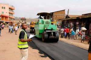 Kafumbe mukasa road works