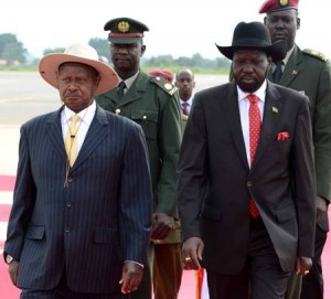 Museveni and Kiir