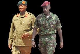 Museveni and son