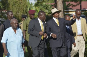 Museveni in Luweero