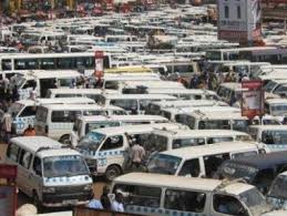 Taxis parked